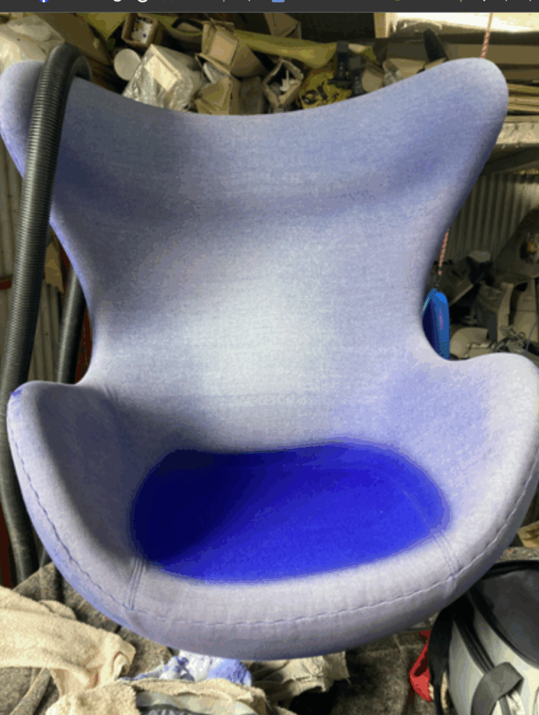 Upholstery Dyeing Before